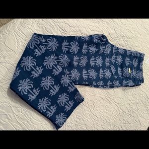 Adorable Spartina 449 Stretch Palm Tree Pants